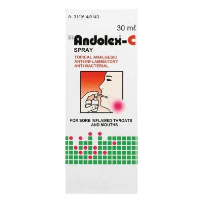 Andolex C Oral Spray 30ml | Dis-Chem