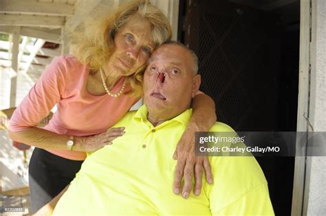 LaDonna Davis and St. James Davis at their home on July 29, 2008 in ...