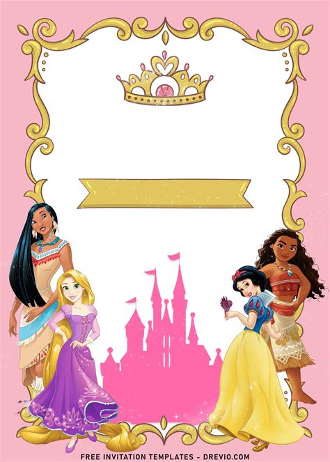 7+ Vintage Disney Princess Birthday Invitation Templates | Download Hundreds FREE PRINTABLE ...