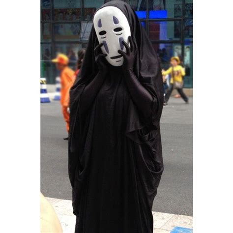 no face, spirited away costume | No face costume, Kaonashi cosplay, Spirited away cosplay