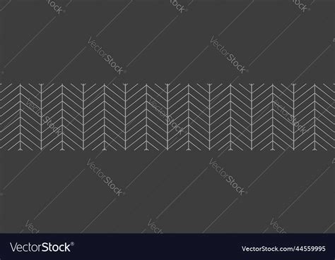 Black chevron tile horizontal seamless pattern Vector Image