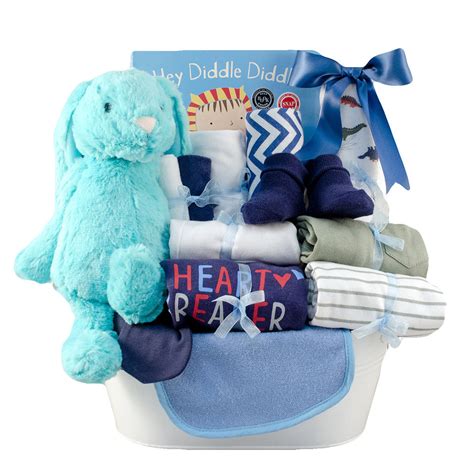 Baby Gift Basket - Baby Boy Baskets – StorkBabyGiftBaskets.com