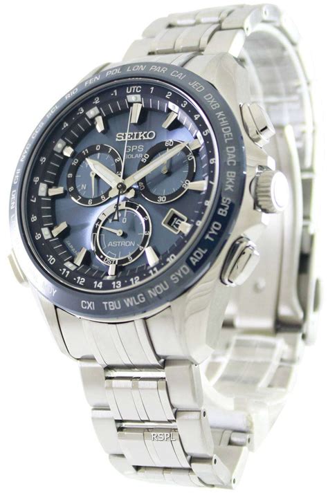 Seiko Astron GPS Solar Titanium Atomic SSE005J1 SSE005J Mens Watch