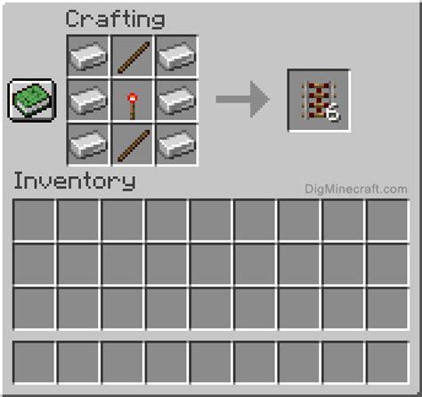 How to make Activator Rails in Minecraft