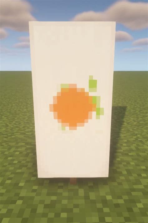 ORANGE BANNER DESIGN [Video] | Minecraft banner patterns, Minecraft banner designs, Cool ...