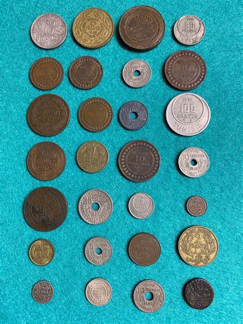 Tunisia. Lot of 28 old coins - Catawiki