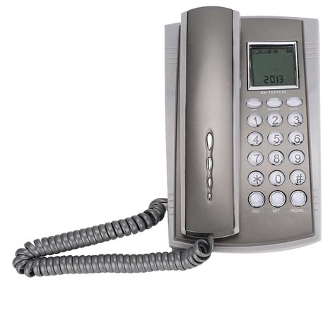 Fdit CKX-071 Wall Mount Desktop Corded Telephone Phone Mute Home Office Hotel Call Center Gray ...