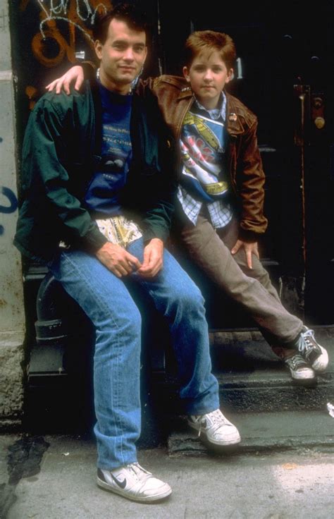 Tom Hanks and Jared Rushton on the set of "Big", 1988 | Tom hanks, Movies, Hank