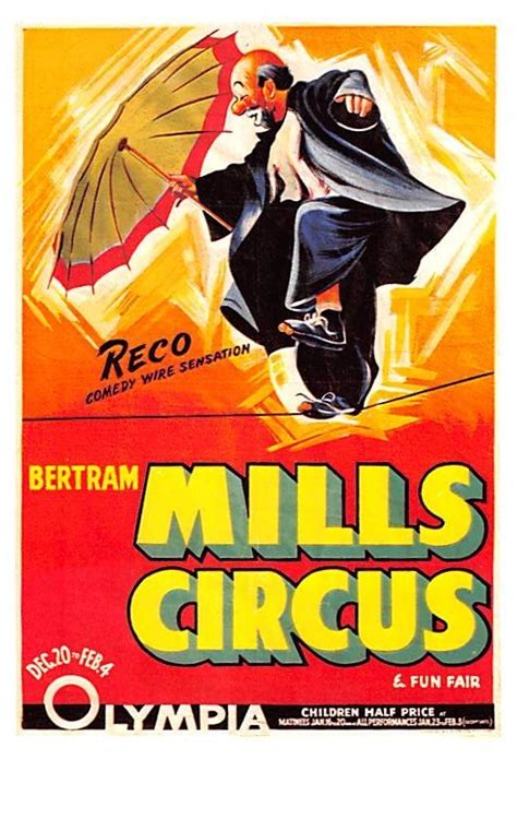 Reco Comedy Wire Sensation Bertram Mills Circus and Fun Fair Circus Postcard | OldPostcards.com