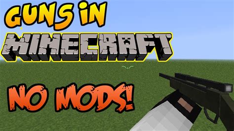 [Minecraft 1.8.8] NEW "Guns In Minecraft" Command - NO MODS! (EASY ...