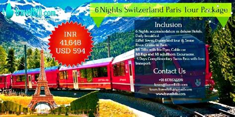 Services - Swiss Paris Honeymoon Package from Delhi Delhi India by ...