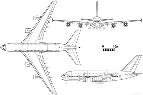 Airbus A380 Blueprint