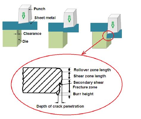 (a) Schematic demonstration of blanking process and (b) description of... | Download Scientific ...