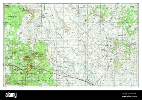 Flagstaff, Arizona, map 1954, 1:250000, United States of America by Timeless Maps, data U.S ...
