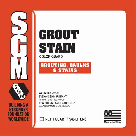 Color Guard Grout Stain | SGM, Inc.