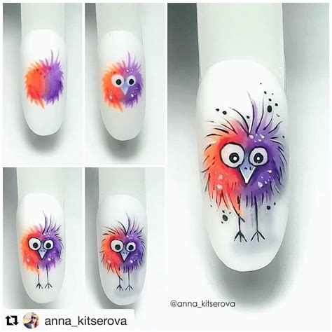 Step By Step Makeup Art | Nail art hacks, Animal nail designs, Animal nail art