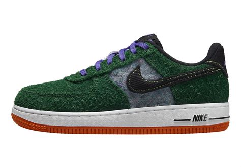 Nike Air Force 1 Low Shaggy Green Suede DZ5289-300 - KicksOnFire.com