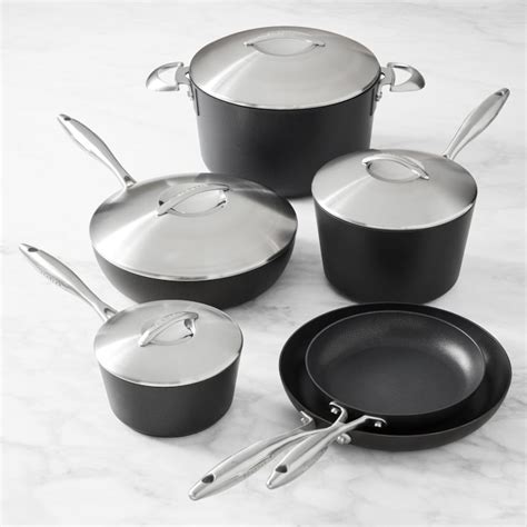 SCANPAN Professional Nonstick 10-Piece Cookware Set | Williams Sonoma