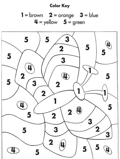 online games > color by numbers > butterfly coloring by number