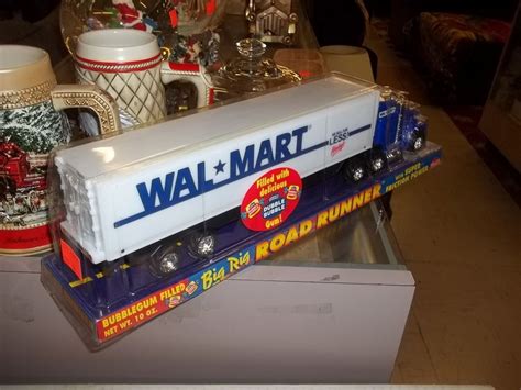 Wal-mart collectible toy semi truck with Double Bubble filled trailer in original packaging 9783 ...