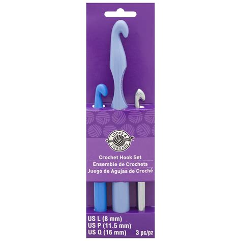 Plastic Crochet Hook Set by Loops & Threads®, L/P/Q | Michaels