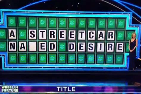 'Wheel of Fortune' Contestant's 'Streetcar Named Desire' Fail Is Too ...