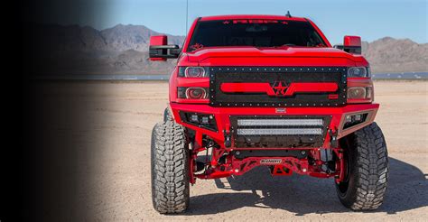 Truck Guru red lifted silverado 2500 - TruckGuru