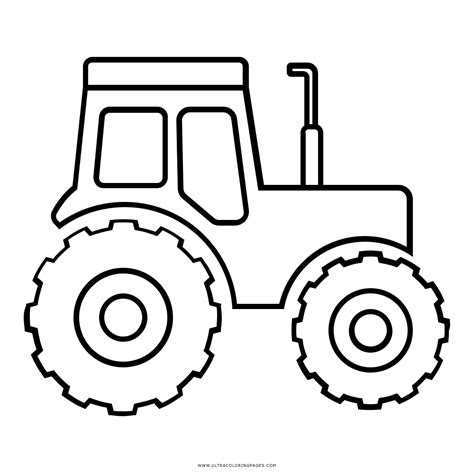 Dibujo De Tractor Para Colorear - Ultra Coloring Pages