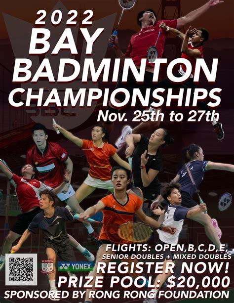 2022 Bay Badminton Championships! Registration Now Open!