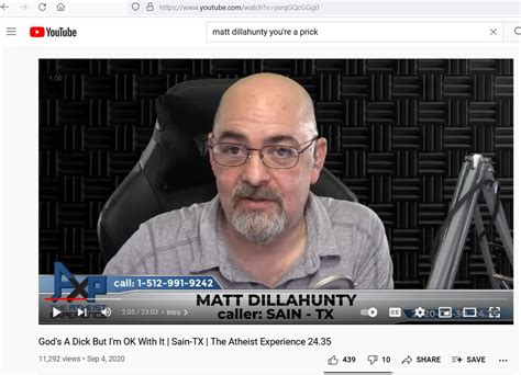 Matt Dillahunty: “God’s a pr!ck” – Kemetic vs. Atheist