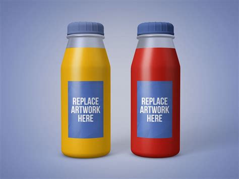 Juice Bottle Packaging Mockup - Mockup Love
