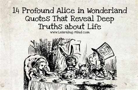 14 Profound Alice in Wonderland Quotes That Reveal Deep Life Truths - Learning Mind