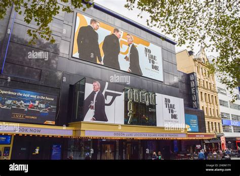 James Bond 'No Time To Die' at Odeon Leicester Square, London, UK 13 ...