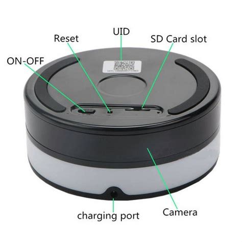 SPY243 – OMG Wireless Charger WIFI Hidden SPY Camera, 180 Degree ...