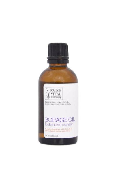 100% Pure Borage Oil, a Rich Botanical Oil for Mature Skin