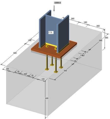 Column base plate design according to EN 1993-1-1: 2005