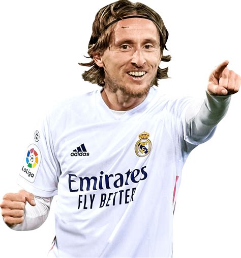 Luka Modric Real Madrid football render - FootyRenders