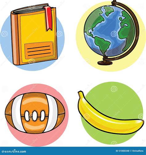 Back To School,vector School Supplies Stock Vector - Illustration of nature, cartoon: 51000348