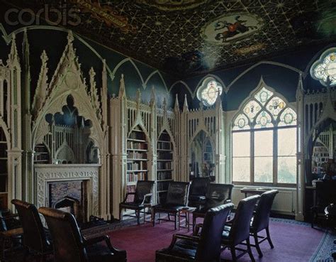 Interior of Gothic Revival Building shows Gothic elements in its ...