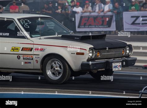 Dragster at the Redding Drag Strip in Northern California Stock Photo ...