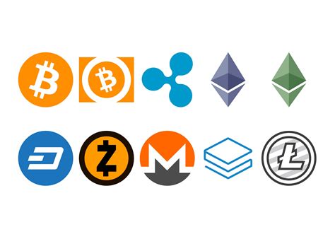 Cryptocurrency logo | Cryptocurrency, Bitcoin, Logo set