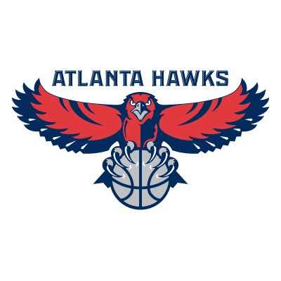 Atlanta Hawks logo vector | Atlanta hawks, Hawk logo, Atlanta