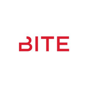 Bite logo red transparent PNG - StickPNG