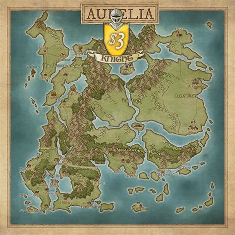 [Region Map] Aurelia : r/FantasyMaps