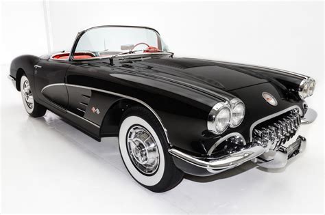 Black 1958 Chevrolet Corvette