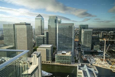 London Docklands Skyline - Stock Photos | Motion Array