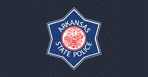 Arkansas State Police logo crest - Arkansas State Police - T-Shirt | TeePublic