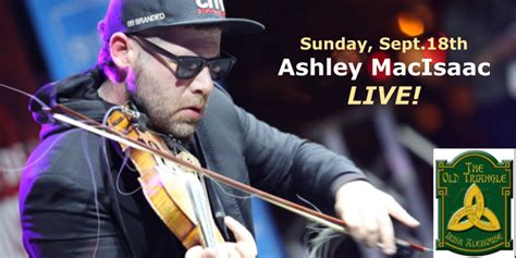 Ashley MacIsaac LIVE at The Old Triangle Sept.18th at 7:30pm ...