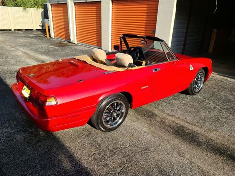 1991 Alfa Romeo Spider Convertible Red RWD Automatic - Classic Alfa Romeo Spider 1991 for sale