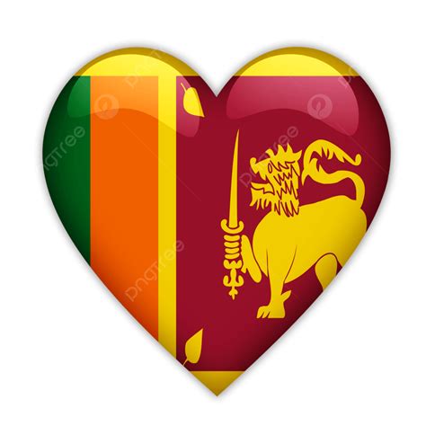 Sri Lanka Love Flag Image, Sri Lanka Love Flag, Sri Lanka Love, Sri Lanka PNG Transparent ...